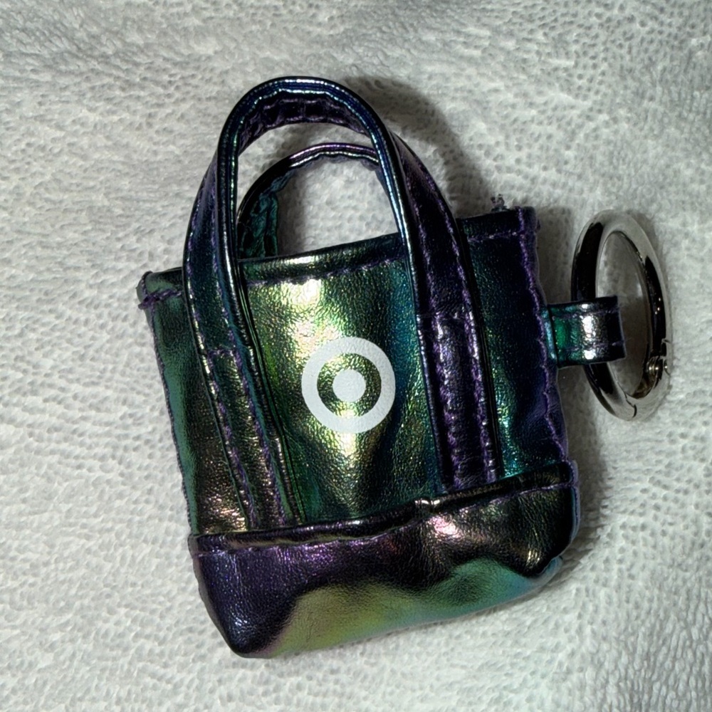 Target Black Friday Mini Keychain Iridescent Bag Viral Exclusive